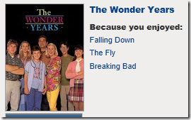 Because you like The Fly, Breaking Bad and Falling Down... you may also like 
